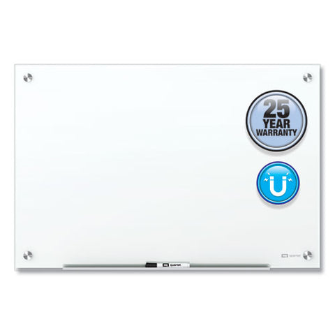 Brilliance Glass Dry-erase Boards, 24" X 18", White Surface