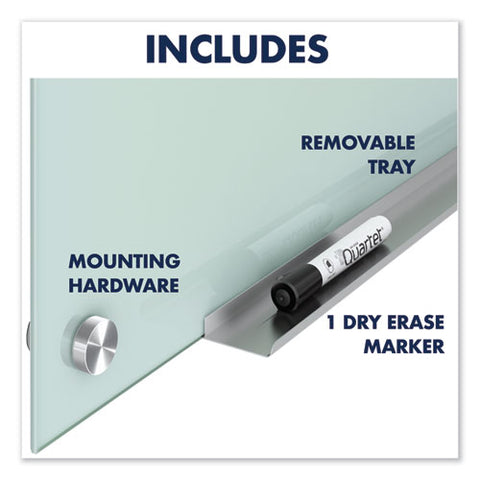 Infinity Glass Marker Board, 72" X 48", Frost Surface