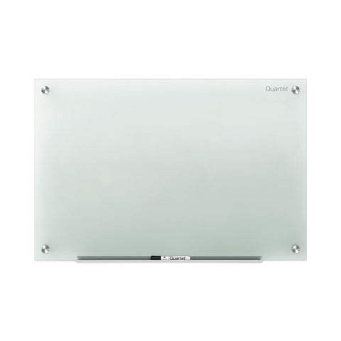 Infinity Magnetic Glass Marker Board, 72" X 48", White Surface