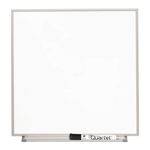 Matrix Magnetic Boards, 16" X 16", White Surface, Satin Aluminum Frame