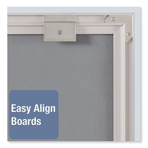 Matrix Magnetic Boards, 23" X 23", White Surface, Satin Aluminum Frame