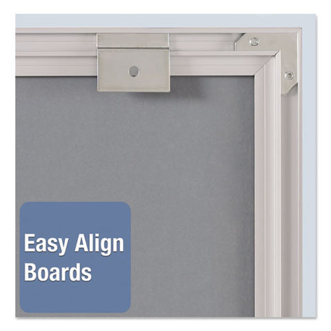 Matrix Magnetic Boards, 48" X 31", White Surface, Satin Aluminum Frame