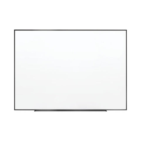 Fusion Nano-clean Magnetic Whiteboard, 72" X 48", White Surface, Satin Aluminum Frame