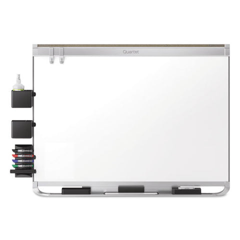 Prestige 2 Duramax Magnetic Porcelain, 96" X 48", White Surface, Silver Aluminum/plastic Frame