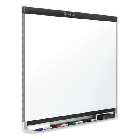 Prestige 2 Duramax Magnetic Porcelain, 96" X 48", White Surface, Black Aluminum/plastic Frame