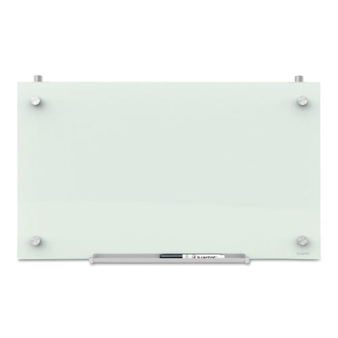 Infinity Magnetic Glass Dry Erase Cubicle Board, 30" X 18", White Surface