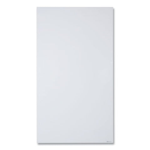 Invisamount Vertical Magnetic Glass Dry-erase Boards, 42" X 74", White Surface