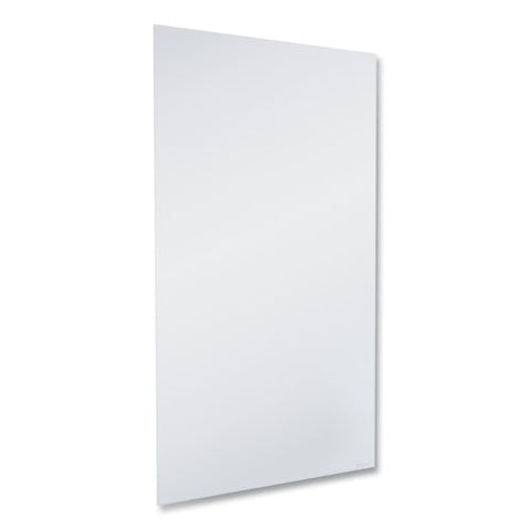 Invisamount Vertical Magnetic Glass Dry-erase Boards, 48" X 85", White Surface