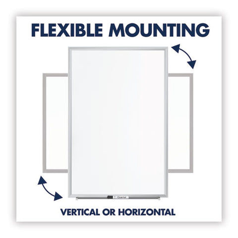 Classic Series Total Erase Dry Erase Boards, 24" X 18", White Surface, Anodized Aluminum Frame