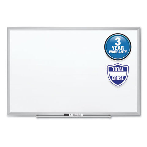 Classic Series Total Erase Dry Erase Boards, 36" X 24", White Surface, Anodized Aluminum Frame