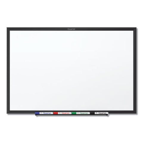 Classic Series Total Erase Dry Erase Boards, 72" X 48", White Surface, Black Aluminum Frame