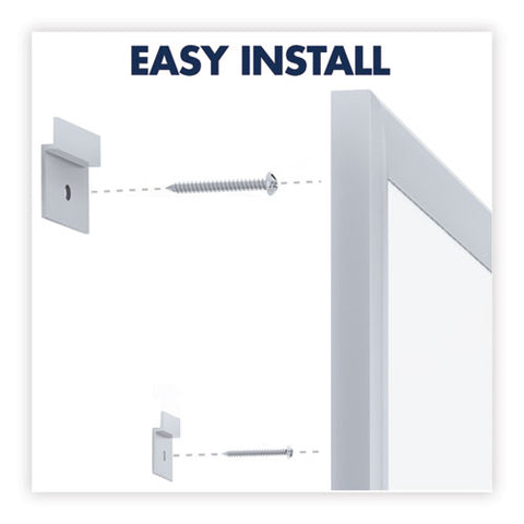 Classic Series Total Erase Dry Erase Boards, 96 X 48, White Surface, Silver Anodized Aluminum Frame