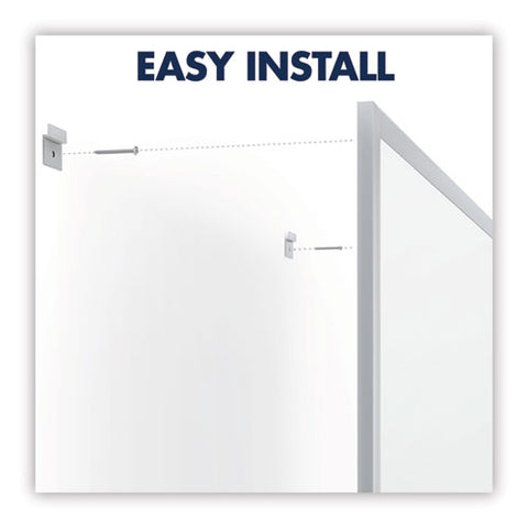 Classic Series Nano-clean Dry Erase Board, 36" X 24", White Surface, Satin Aluminum Frame