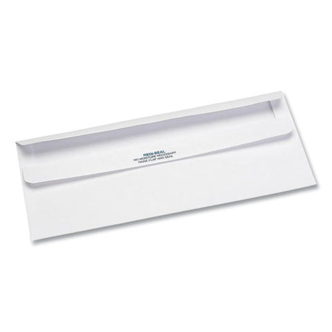 Redi-seal Security-tint Envelope, Address Window, #10, Commercial Flap, Redi-seal Closure, 4.13 X 9.5, White, 500/box