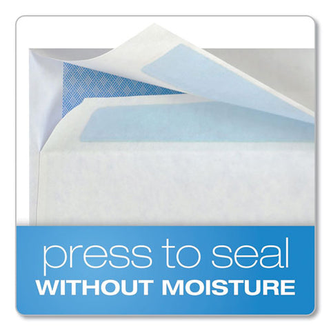 Double Window Redi-seal Security-tinted Envelope, #10, Commercial Flap, Redi-seal Adhesive Closure, 4.13 X 9.5, White, 500/bx