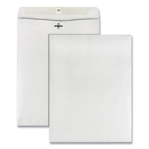 Clasp Envelope, 28 Lb Bond Weight Paper, #97, Square Flap, Clasp/gummed Closure, 10 X 13, White, 100/box