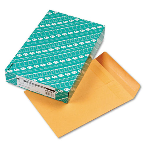 Redi-seal Catalog Envelope, #10 1/2, Cheese Blade Flap, Redi-seal Adhesive Closure, 9 X 12, Brown Kraft, 100/box