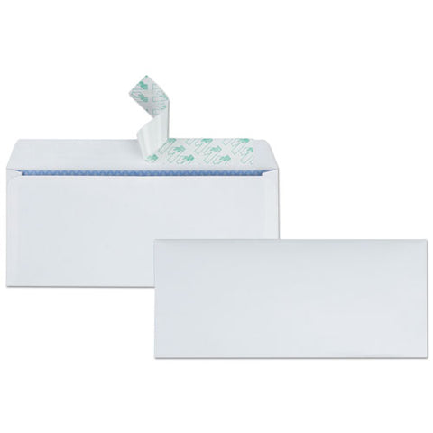 Redi-strip Security Tinted Envelope, #10, Commercial Flap, Redi-strip Heat-resistant Closure, 4.13 X 9.5, White, 500/box