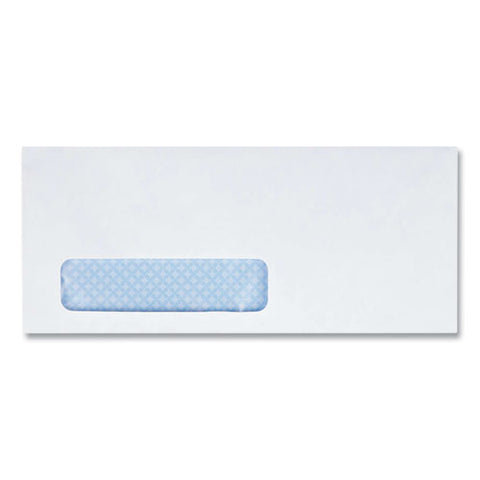 Redi-strip Security Tinted Envelope, Address Window, #10, Commercial Flap, Redi-strip Closure, 4.13 X 9.5, White, 500/box