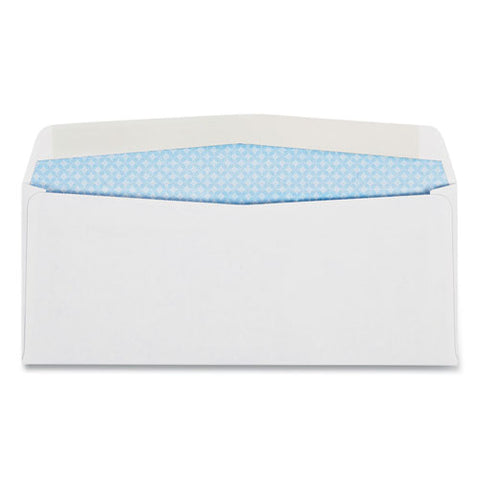Double Window Security-tinted Check Envelope, #8 5/8, Commercial Flap, Gummed Closure, 3.63 X 8.63, White, 550/box