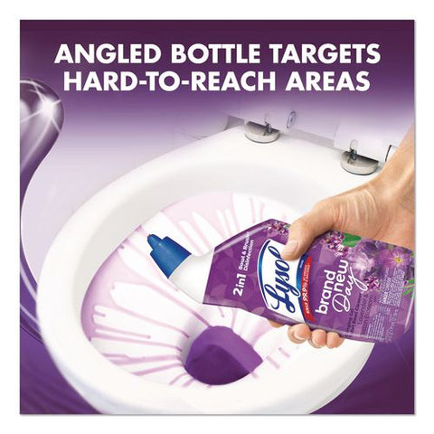Clinging Gel Brand New Day Toilet Bowl Cleaner, Lavender And Cotton Blossom, 24 Oz Angle-neck Bottle, 9/carton