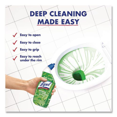 Clinging Gel Brand New Day Toilet Bowl Cleaner, 24 Oz Angle-neck Bottle, Bamboo Scent, 9/carton