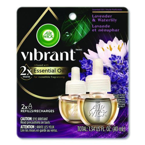 Scented Oil Refill, Lavender And Waterlily, 0.67 Oz, 2/pack
