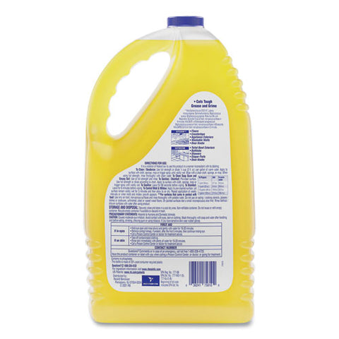 Clean And Fresh Multi-surface Disinfectant Cleaner, Sparkling Lemon And Sunflower Essence, 144 Oz Bottle