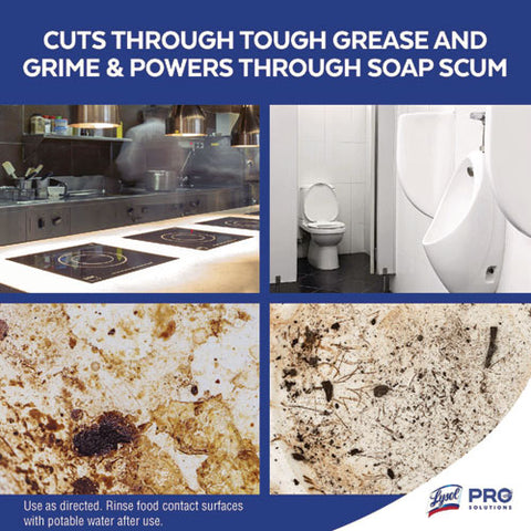 Power Clean Concentrated Multi-surface Cleaner, Lemon And Sunflower Essence, 28 Oz Pour Bottle, 9/carton