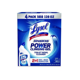 Advanced Deep Cleaning Power Toilet Bowl Cleaner, Wintergreen Scent, 32 Oz Angle-neck Bottle, 4/pack
