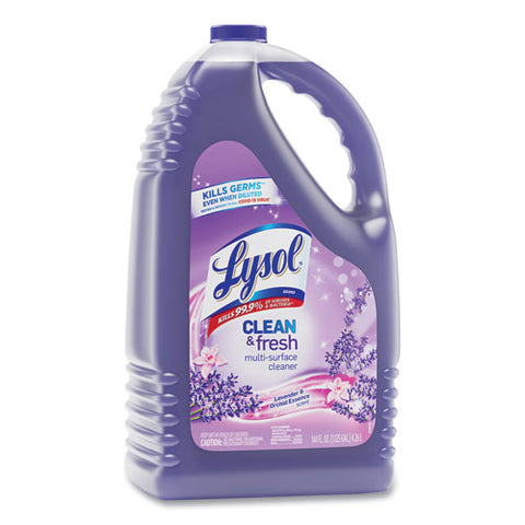 Clean And Fresh Multi-surface Disinfectant Cleaner, Lavender And Orchid Essence, 144 Oz Bottle