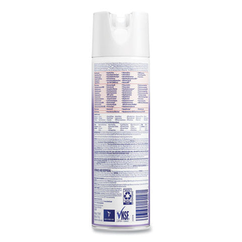 Disinfectant Spray, Lavender, 19 Oz Aerosol Spray, 12/carton