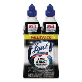 Disinfectant Toilet Bowl Cleaner With Lime And Rust Remover, Atlantic Fresh, 24 Oz Angle-neck Bottle, 2/pack, 4 Packs/carton