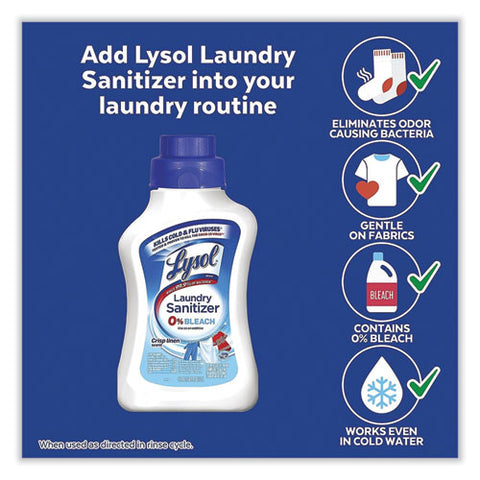 Laundry Sanitizer, Liquid, Crisp Linen, 90 Oz