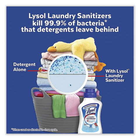 Laundry Sanitizer, Liquid, Crisp Linen, 90 Oz, 4/carton