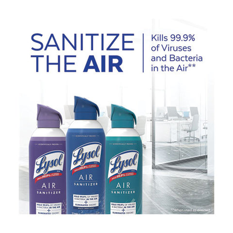 Air Sanitizer Spray, Simple Fresh, 10 Oz Aerosol Spray, 6/carton