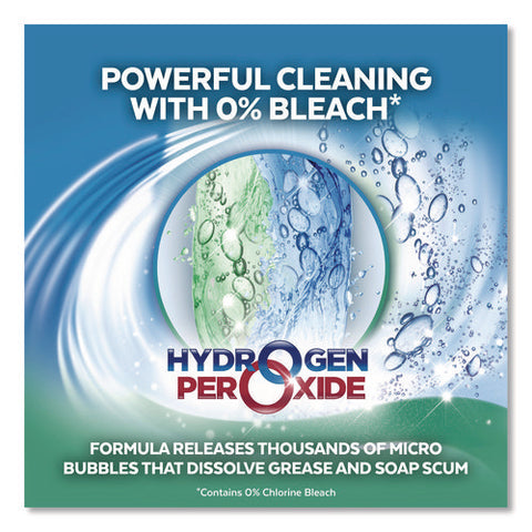 Bathroom Cleaner With Hydrogen Peroxide, Cool Spring Breeze, 32 Oz Trigger Spray Bottle