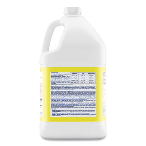 Disinfectant Deodorizing Cleaner Concentrate, Lemon Scent, 128 Oz Bottle