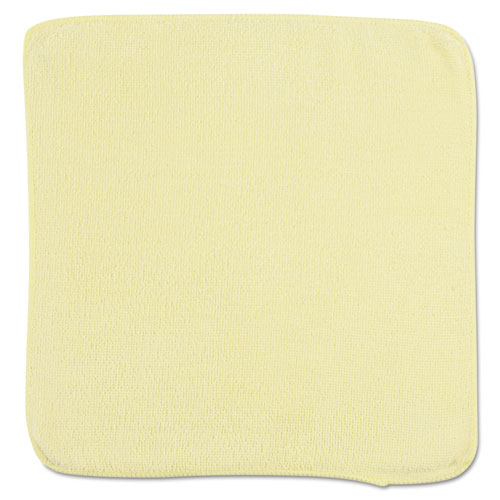 Microfiber Cleaning Cloths, 12 X 12, Yellow, 24/pack