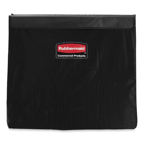 Replacement X-cart Bag For Rubbermaid Commercial 1881750, Black, 2/carton