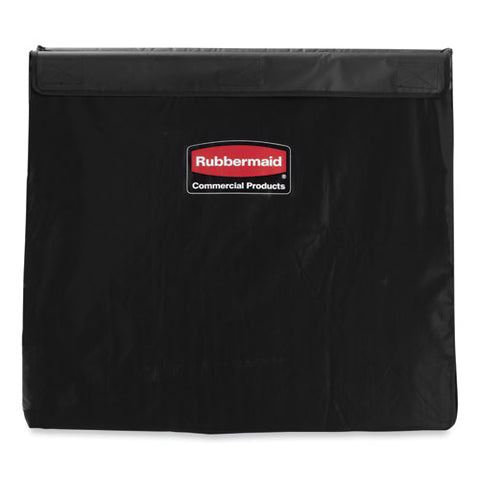 Replacement X-cart Bag For Rubbermaid Commercial 1881750, Black, 2/carton