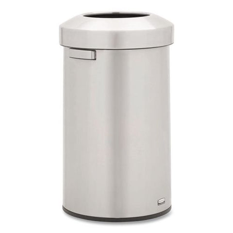 Refine Series Waste Receptacle, 23 Gal, Plastic/stainless Steel