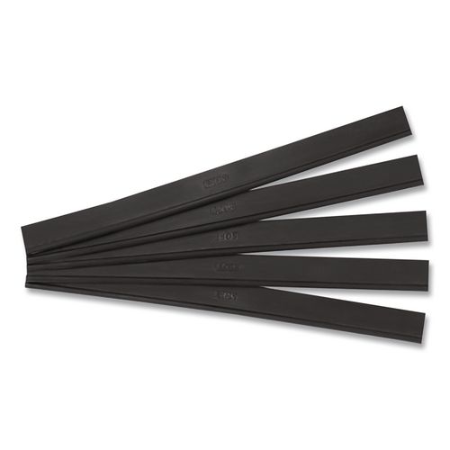 Glass Squeegee Replacement Blade, 10" Wide Blade, 5/pack