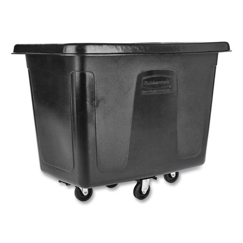 Cube Truck, 59 Gal, 300 Lb Capacity, Plastic, Black