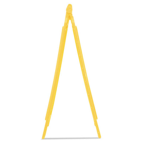 Caution Wet Floor Sign, 11 X 12 X 25, Bright Yellow, 6/carton