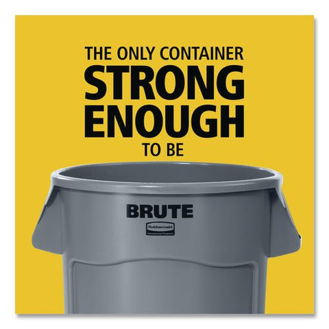 Brute Recycling Container, 20 Gal, Resin, Blue