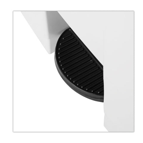 Legacy Step-on Receptacle, 18 Gal, Plastic, White