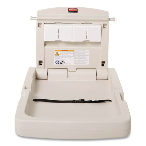 Baby Changing Station Vertical, 34.1 X 23, Light Platinum