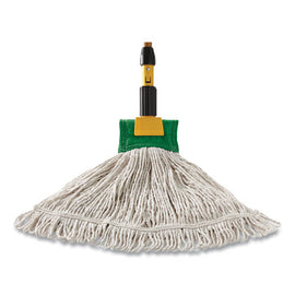 Web Foot Blend Shrinkless Mop Head, Cotton/synthetic, Small, Orange, 6/carton