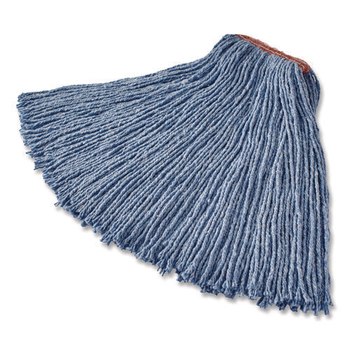 Dura Pro Blend Wet Mop, Cotton/rayon/synthetic, Medium, Blue